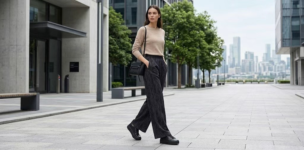 Breathable Relaxed Fit Pants