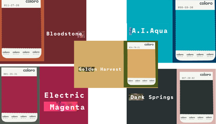 スポーツウェアの色のデザイン