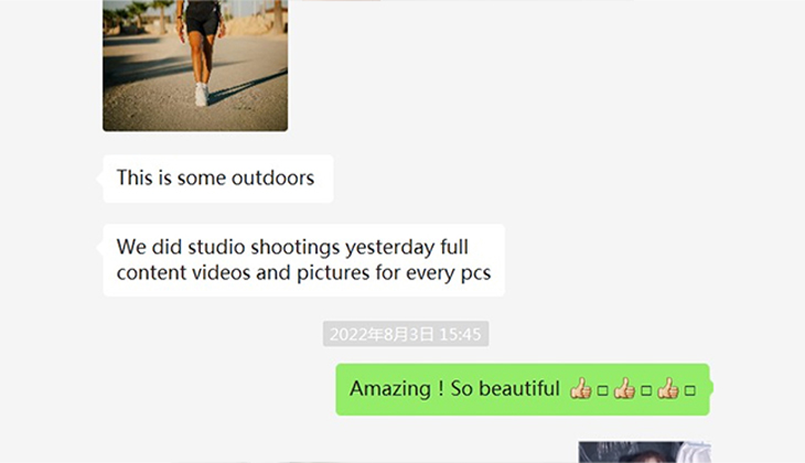 クライアントからのヨガレギンスヨガパンツの良いレビュー